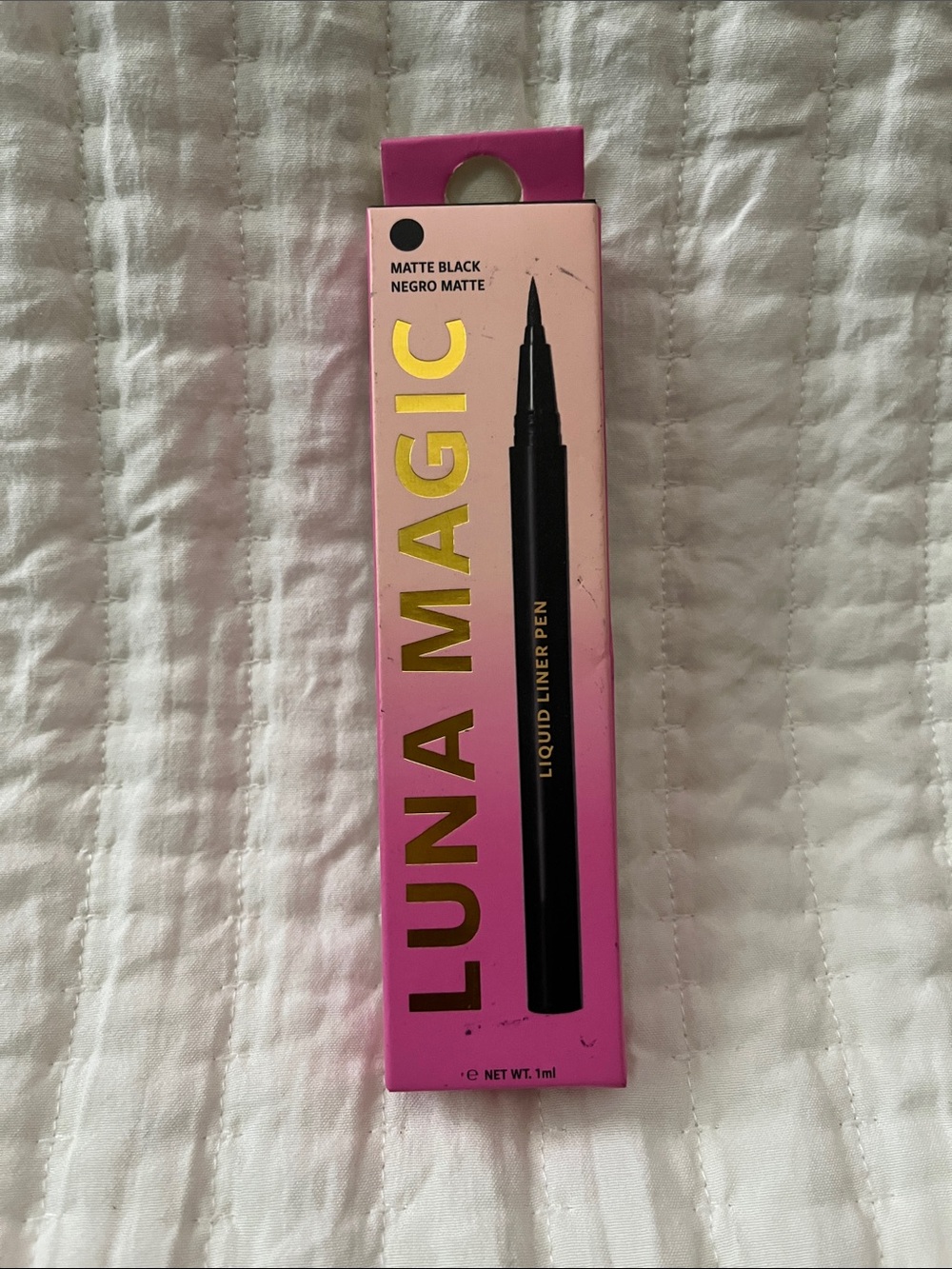 Luna Magic Matte Black Liquid Eyeliner - Precision Felt Tip